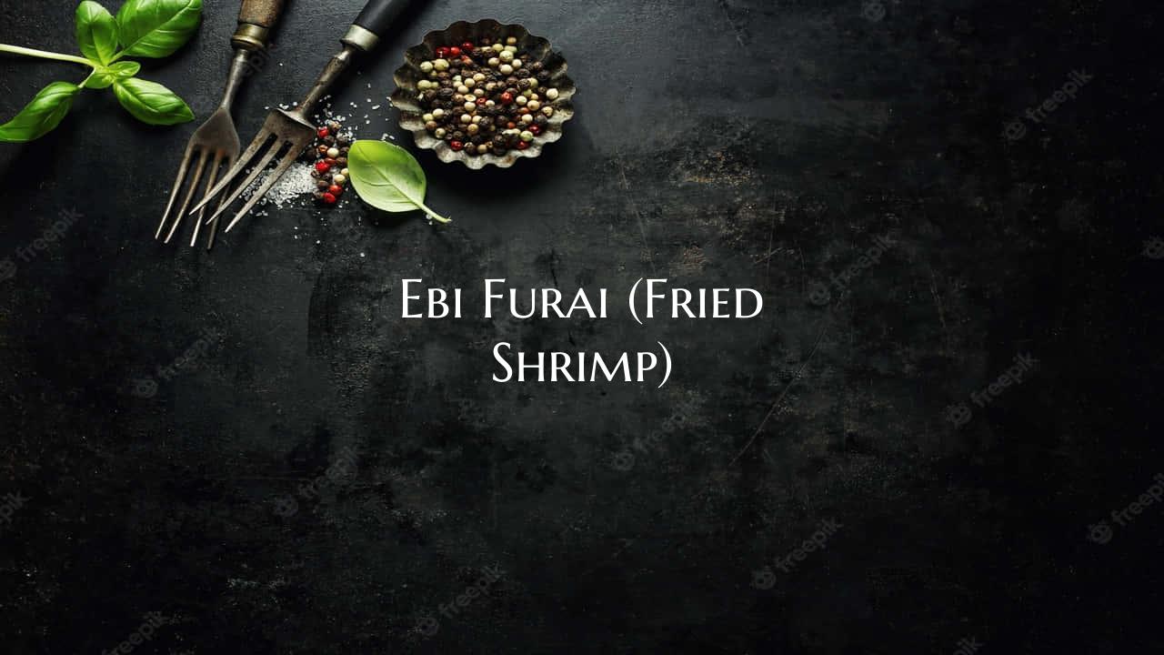 Ebi Furai (Fried Shrimp)