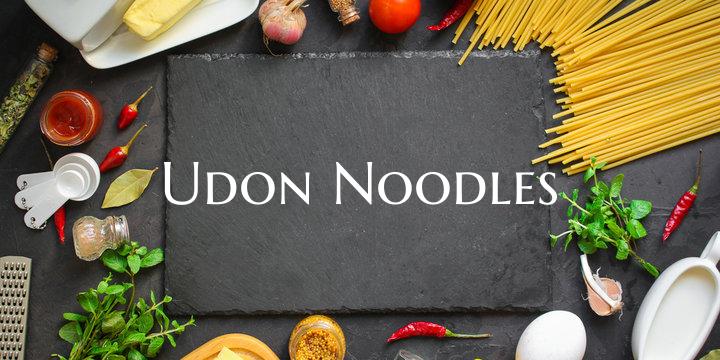 Udon Noodles
